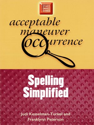 cover image of Spelling Simplified